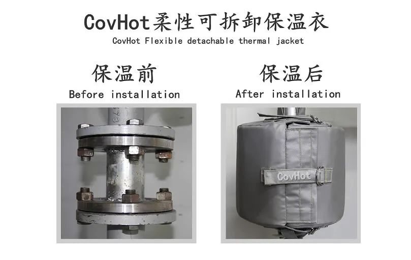COVHOT?柔性可拆卸式<a href=http://www.tzxyjj.com/e/tags/?tagname=%E4%BF%9D%E6%B8%A9%E8%A1%A3 target=_blank class=infotextkey>保溫衣</a>,蒸汽系統節能,節能保溫